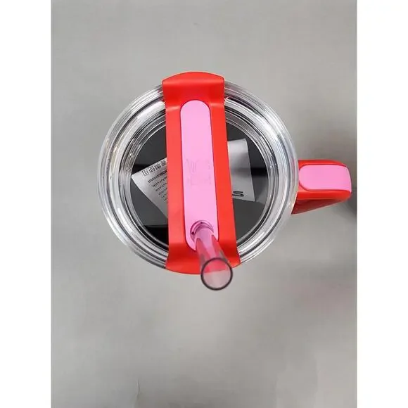 🥰STANLEY TARGET 40 OZ STAINLESS STEEL VALENTINES DAY RUBY HEARTS READY TO SHIP!